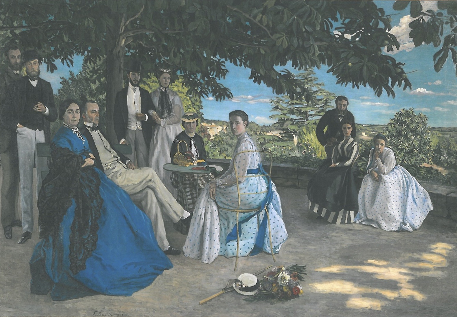 Reunion d -famille Frederic Bazille, 1867