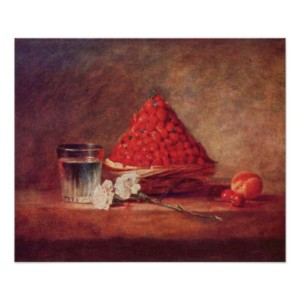 le panier de fraises par Jean Chardin