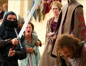 (3eme partie) Eddard Stark mis à mort par le roi Jeoffrey à Port-Réal